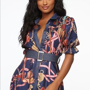 Fashion Nova Button Down Dress